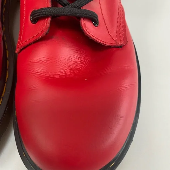 Dr. Martens Kids Red Boots - Picture 8 of 9